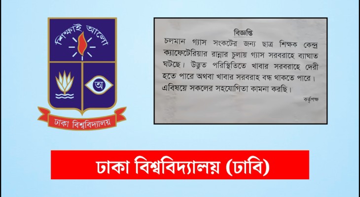 তীব্র গ্যাস সংকট ঢাবির হলগুলোর ক্যান্টিনে